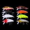 56pcs iscas de pesca conjunto misturado Minnow Lure isca Bait Crankbait Enfrentar Baixo Freshwater Crank Artificial Iscas Hard Fixis