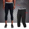 NEW 2019 summer autumn skinny GYM Running tights capris stretch breathable quick dry pro football training legging pants