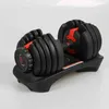 Dumbbell ajustável 5-52.5lbs Workouts Fitness Halteres Pesos Construa seus músculos Ao ar livre Sports Fitness Equipment Zza2230