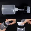 Nagelkunstuitrusting 210 ml lege pomp dispenser vloeistof uv gel polish navulbare fles schone aceton cleanser remover gereedschap9285507