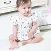 Ins Summer Baby Girl Newborn Rompers Infant One Piece Vêtements Jumps Anift Vêtements