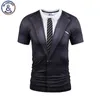 MR.1991INC Letnia Mężczyźni Odzież 3D Print T Shirt Lato Topy Krótki Rękaw Zabawny Casual Tshirt Black Tie Tee Koszula Plus Size S-3XL