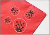 Ladybird home sundries storage organization bags tote ladybug folding bag collapsible ecological cartoon shopping bag red big capacity