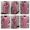 Teddy Bear Overcoat Faux Fur Coat Winter Thick Warm Sheepskin Coat For Women Long Pockets Plus Size Female Plush Outwear