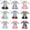 Kids Designer Kläder Baby Romper Onesies Ins Leaf Animal Jumpsuits Långärmad Bodie Bodie Blommor Romper Jumpers Dolphins Flower Pyjamas C263