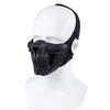 Outdoor Half Face Skull Mask Sport Sport Airsoft Shoothing Ochrona Tactical Airsoft Halloween Cosplay NO031196701425