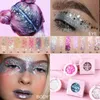 Cool Monochrome Glitter Powder Sequins Eyeshadow Pentagonal Star Moon Diamond Fragment Face Colorful Polarized Stage Makeup