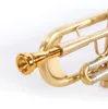 Новый Bb Труба Латунь Золотой Лак Посеребренная Труба Высококачественного Композитного Типа Труба Музыкальные Инструменты с Корпусом