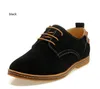 Herenschoenen Eleganta skor Män Oxfords Klänning Skor Äkta Läder Cow Suede Plus Size Derby Prom Formal Bröllop Skor Man Mocassin Homme