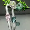 Colored Skull Bubble Szkło Gięcie Gięcie Hurtownie Bongs Palnik Olejek Rury Pipes Water Ratuj Palenie