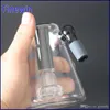 Wolesale Beaker Ash Catcher Hookahs 14mm 18mm 4,5 pouces Mini Bong en verre épais Pyrex Clear Bubbler Ashcatcher 45 90 degrés