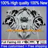 Body + 8Gifts för Kawasaki ZX 6R 6 R 600CC ZX636 2007 2008 209MY.60 Röd silver Nice ZX-636 ZX600 600 ZX6R 07 08 ZX 636 ZX-6R 07 08 FAININGS