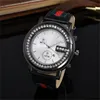 Quartz en cuir Montres hommes Femmes Watchs Whole Luxury Mens Watch 2020 Male Calendrier A Watchs Gowa8885624044