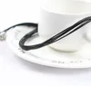 whole 100pcs chain black pu leather necklaces mens womens fashion jewelry brand new drop fits for pendant278O