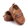 Noworodek Baby Shoes Toddler Prewalker Buty Baby Boy Pu Skórzane Buty Pierwsze Walkers