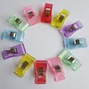 Pince de reliure 10 couleurs en plastique merveille Clips support pour bricolage Patchwork tissu Quilting artisanat couture tricot EEA1381-6