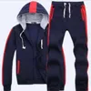 2020 NOVO capuz Mens fatos de treino de Inverno Jogging Sportsuits Moda Correndo Sportswear Big Cavalo Hoodies Calças Casacos Calças Casacos