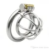 2 Styles Device Male Small Penis Lock Cock Cage Stainless Steel Belt With Anti-off Ring BDSM Sex Toys For Men7479837