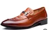 Hot Sale-New Handmade Мода кисточкой Мокасины Black Bottom Gentleman Мода Стресс обувь Мужчины Бизнес вождения обувь da066