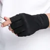 Fashion-Sweat-Absorbent Handskar Kvinnan Halvfinger Non-Slip Driving Par Handskar Male SZ005-5