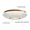 Toolery Plafonnier LED en Cuivre de Style Américain Rond Dia.50cm Ultra-Mince LED Balcon Allée Moderne Minimaliste Creative Plafonniers en Laiton