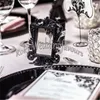 10 sztuk Biały Barokowy Elegancki Uchwyt Karty Posiadacz Prysznic Bridal Prysznic Ślubny Favors Event Giveays Party Table Decoration Pomysły