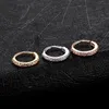 1PC Orecchino ad anello Argento e colore oro Cz Naso Cerchio Cartilagine Orecchino Daith Snug Rook Trago Anello Orecchio Gioielli penetranti