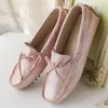 Hot Sale-Genuine leather Women flats Handmade Women Casual leather shoes Leather Moccasin Fashion Women Driving Shoes