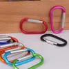 Carabiner Keyring Ellipse Form Carabiner Ring Keyrings Schlüsselketten Sport Camp Snap Clip Haken Schlüsselbund Aluminium Praktisch Wandercamping OEM -Logo