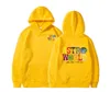 Abbigliamento da uomo Lettere di alta qualità Spettame con cappuccio con cappuccio da uomo High Street Street Long Fleece Fleece Giacca Jumper 13 Colori S-XXXL