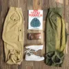 Calças MADEN Mens Baggy Harem Pants Gota Crotch de carga multi bolso Verde Khaki CJ191129