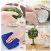 S M L White PVC Disposable Gloves Daily Use Cleaning Gloves Disposable Vinyl Gloves Powder Home Garden Protective Glove320T