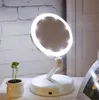 vanité de maquillage avec des lumières led