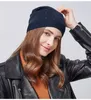 lã de inverno chapéu malha moda- gorros de moda feminina Skullies casuais ao ar livre tampas de esqui quentes grossas chapéus para as mulheres