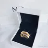 NEUER Luxus-Ehering aus 18 Karat Gelbgold mit Originalverpackung für Pandora-925-Silber-CZ-Diamantringe für Frauen