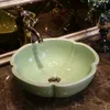 China Procelain wash basin sink ceramic art sinks Countertop wash basin ceramic bathroom sinks decorative wash basin