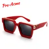 Lunettes de soleil Pro 2022 Square Hommes Femmes Mode Cadre épais Lunettes Hommes UV400 Male Celebrity PD1399