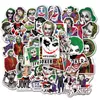 The Joker Stickers Waterproof etiqueta do carro para geladeira bagagem Moto Car Mala Moda Adesivo Laptop 50pcs 1 Opp saco Free Ship