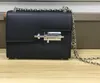 Cowskin 18CM Designer Bolt Bag Fashion Borse a tracolla Borse da donna Lady Genuine Leather Handbag Factory all'ingrosso