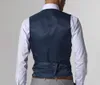 Light Gray Men Suit Groom Vest New Autumn Slim Fit Wedding Groomsmen Waistcoat V Neck Business Men Suit Vest