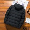 Erkekler Down Parkas Mens Ceket Kış Parka Puffer Coat Plus Boy Boy Boy Boyu Sıcak Kabarık Ceket Geri Giyim Yastıklı Out Giyim Ordusu Yeşil Kapitone 6xl 7xl 8xl