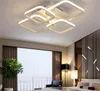 居間のための広場のサーカレンリングシャンデリアのための居間の寝室のホームAC85-265V現代LEDの天井シャンデリアランプ備品の謎