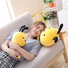 Lindos juguetes de peluche de muñeca de abeja, animal de peluche de 20-80 cm, adorno de almohada para bodas, regalos de cumpleaños para niños de fiesta de Navidad, decoración del hogar