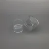 30g 30ml / 1oz Refillerbar plastskruvlockslock med klar bas Tom kosmetisk burk för nagelpulverflaska Ögonskuggbehållare