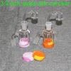 유리 회수 포수 어댑터 14mm 18mm 남성 여성 45 90 Reclaimer Dome이있는 흡연 액세서리 Water Bongs Dab Rigs 용 Nail Ash Catchers 어댑터