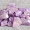 Cuentas de piedra caída de amatista a granel, 100g y cristal de minerales fengshui para cristales curativos de chakras, decoración del jardín del hogar 5060889