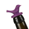 Silicone Fresh-Heeping Bottle Cap Creative Bird Design Silikon Vinflaska Stoppar Bröllopsgåva Vinproppar Köksgräns