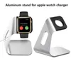 Aluminium opladen houder Stand voor Apple Horloge 1 2 3 4 5 Metalen Dock Station voor Iwatch 38mm 40mm 42mm 44mm Oplaadbasishouder
