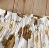 Baby Girls Floral Parted Одежда наборы одежды Детские подвески Топ-рюшащие шорты Костюмы Детские Летние Мода Артикул Pit Camisole PP BYP463