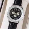 Модные брендовые швейцарские мужские часы с автоматическим механизмом, высококачественные часы с дополнительным циферблатом, все функциональные дизайнерские водонепроницаемые часы montre de luxe